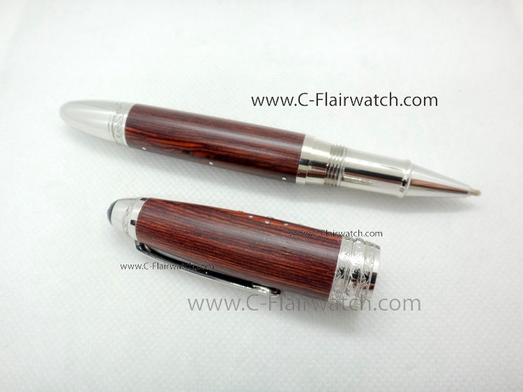 New Copy Mont Blanc Meisterstuck Red Wood Rollerball Pen
